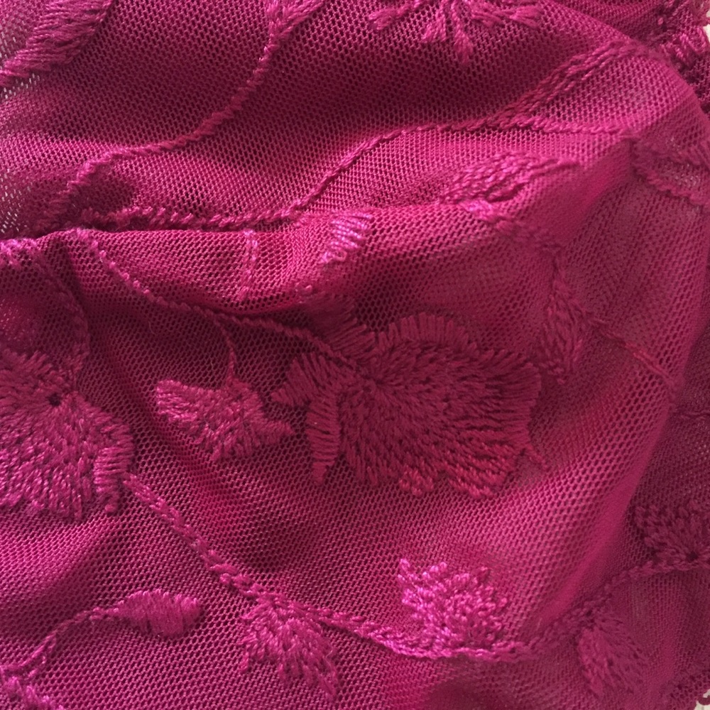 NWT Free People Mesh Embroidered Bralette - Picture 6 of 6